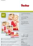 Geha Laminierfolie 80 mic 25er Pack Set A4 A5 A6 V-Card