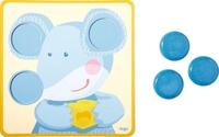 HABA 301059 - Zuordnungsspiel Kunterbunte Tierwelt, lustiges Motorikspielzeug ab 18