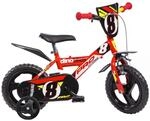 Partner Dino Bikes Kinderfahrrad Jungen, Rot, 16 Zoll