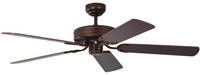 Deckenventilator ohne Beleuchtung Potkuri, Geh&auml;use Bronze Antik, Wendefl&uuml;gel