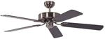 Deckenventilator ohne Beleuchtung Potkuri, Geh&auml;use gealtertes Silber, Fl&uuml;gel
