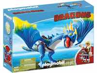 PLAYMOBIL 9247 DreamWorks Dragons, Astrid und Sturmpfeil, Ab 4 Jahren