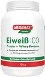 Megamax Eiweiss Schoko 750 g | Molkenprotein + Milcheiwei&szlig; F&uuml;r Muskelaufbau,Diaet 