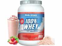 Body Attack 100% WHEY PROTEIN -Strawberry - 900g - Made in Germany - Extra...