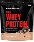 Body Attack 100% Whey Protein - Cookies N Cream - 900g - Made in Germany - Extra