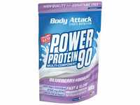 Body Attack Power Protein 90, Blueberry-Yoghurt Cream, 500 g (1er pack)