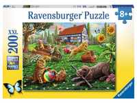 Ravensburger Kinderpuzzle - 12828 Entdecker auf vier Pfoten - Katzen und Hunde-Puzzle