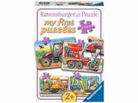 Ravensburger Kinderpuzzle - 06954 Bei der Arbeit - my first puzzle mit 2,4,6,8 Teilen