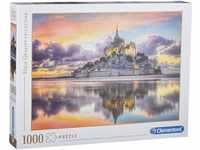 Clementoni 39367 Der wunderschöne Mont Saint-Michel – Puzzle 1000 Teile,