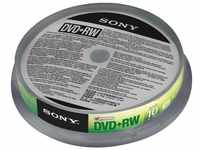 Sony 10DPW47SP DVD+RW Rohlinge (4x Speed, 4,7GB, 120 Min, 10-er Stück Spindel)