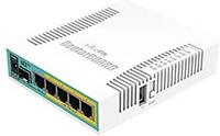 MikroTik hEX PoE Router mit Ethernet LAN (10,100,1000 Mbit s, IEEE 802.3at, wei&szlig;, 16