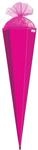 ROTH Bastelschult&uuml;te 85cm pink sechseckig - Schult&uuml;te mit Stabiler Rot(h)-Spitze
