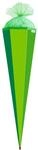 ROTH Bastelschult&uuml;te 85cm gr&uuml;n sechseckig - Schult&uuml;te mit Stabiler Rot(h)-Spitze