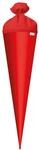 ROTH Bastelschult&uuml;te 70cm rot rund - Schult&uuml;te mit Stabiler Rot(h)-Spitze mit