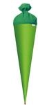 ROTH Bastelschult&uuml;te 70cm gr&uuml;n rund - Schult&uuml;te mit Stabiler Rot(h)-Spitze mit