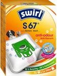 Swirl S 67 EcoPor Anti-Geruch Staubsaugerbeutel (4 Beutel), rei&szlig;feste Staubbeutel