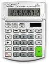 Q-Connect KF01605 Tischrechner, 12-stellig wei&szlig;