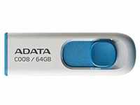 A-DATA C008 64GB Speicherstick USB 2.0 weiß/blau