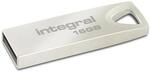 Integral 16GB USB-Speicher 2.0 Flash-Laufwerk Arc mit Metallgeh&auml;use f&uuml;r