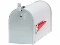Alu US Briefkasten Postkasten American Mailbox mechanischer Postmelder Retro...