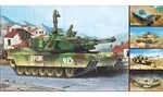 Trumpeter 01535 Modellbausatz M1A1/A2 Abrams 5 in 1, Verschieden