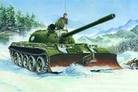 Trumpeter 00313 Modellbausatz Russischer Panzer T55 mit BTU-55, Verschieden