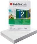GBC selbstklebende Laminierfolien A4 125 mic, Peel'nStick, Robuste Laminiertaschen im