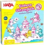 HABA 304539 - Einhorn Glitzergl&uuml;ck - Wolkenstapelei, kooperatives Stapelspiel...