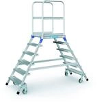 ZARGES Podesttreppe beidseitig 6 Stufen