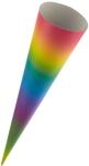 Goldbuch 97819 - Bastelschult&uuml;te 70 cm, Regenbogenfarben