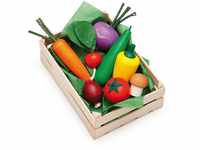 Erzi 28110 Sortiment Gemüse aus Holz, Kaufladenartikel für Kinder,...