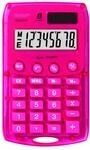 Rebell RE-Starlet P Taschenrechner, Dual-Power 8-stelliger, rosa