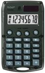 Rebell RE-STARLET S Taschenrechner, Dual-Power 8-stelliger, grau