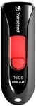 Transcend TS16GJF590K JetFlash 16GB Speicherstick USB 2.0 schwarz/rot