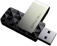 Silicon Power Blaze B30 256 GB USB 3.0 (3.1 Gen 1) Type Black, Silver USB Flash Drive