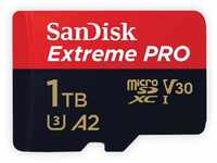 SanDisk Extreme Pro 1 TB microSDXC Memory Card + SD Adapter with A2 App...