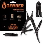 Gerber Multi-Tool mit G&uuml;rtel-Clip, Center-Drive, Einhand&ouml;ffnung, 14 Funktionen und