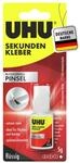 UHU Sekundenkleber extra stark mit Pinselapplikator | 5g Kleber fl&uuml;ssig 