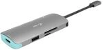 i-tec USB-C 4K Metall Nano Docking Station mit 1x HDMI 3X USB 3.0 1x SD/MicroSD und