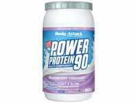 Body Attack POWER PROTEIN 90 - Blueberry Yoghurt - 1kg Dose - Mehrkomponenten...