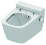 TECEone WC Keramik mit Duschfunktion (Tiefsp&uuml;l WC, Sp&uuml;lvolumen 6 und 4,5...