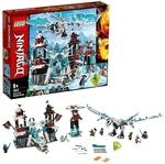 LEGO 70678 NINJAGO Festung im ewigen EIS, Set mit Eisdrachen-Spielzeug, Meister...