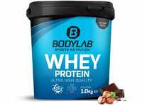 Bodylab24 Whey Protein Pulver, Haselnuss-Schokolade, 1kg