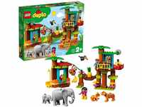 LEGO 10906 DUPLO Town Baumhaus im Dschungel Bauset, Lernspielzeug für...