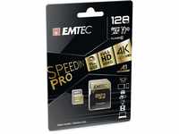 Emtec SpeedIN PRO 128 GB microSDXC Speicherkarte, Class 10, UHS-I (U3), V30