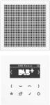Jung DABLS1WW Smart Radio DAB+ Set Mono Alpinwei&szlig; Serie LS