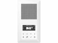 Jung Smart Radio DAB Komplett-Set Weiß DABA1WW mit Lautsprecher und 2-Fach...