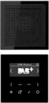 JUNG DABLS1SW Smart Radio DAB+ Set Mono Schwarz Serie LS