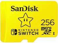 SanDisk microSDXC UHS-I Speicherkarte für Nintendo Switch 256 GB (U3, Class 10, 100