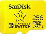 SanDisk microSDXC UHS-I Speicherkarte für Nintendo Switch 256 GB (U3, Class 10, 100 SanDisk microSDXC UHS-I Speicherkarte für Nintendo Switch 256 GB (U3, Class 10, 100